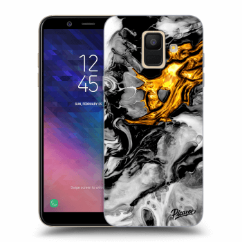 Ovitek za Samsung Galaxy A6 A600F - Black Gold 2