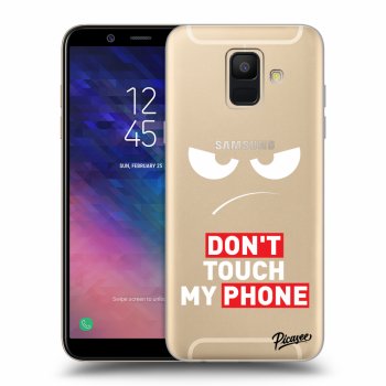 Ovitek za Samsung Galaxy A6 A600F - Angry Eyes - Transparent