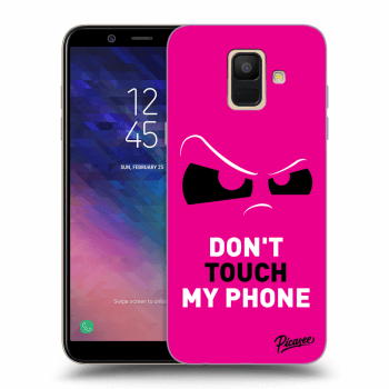 Ovitek za Samsung Galaxy A6 A600F - Cloudy Eye - Pink