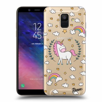 Ovitek za Samsung Galaxy A6 A600F - Unicorn star heaven
