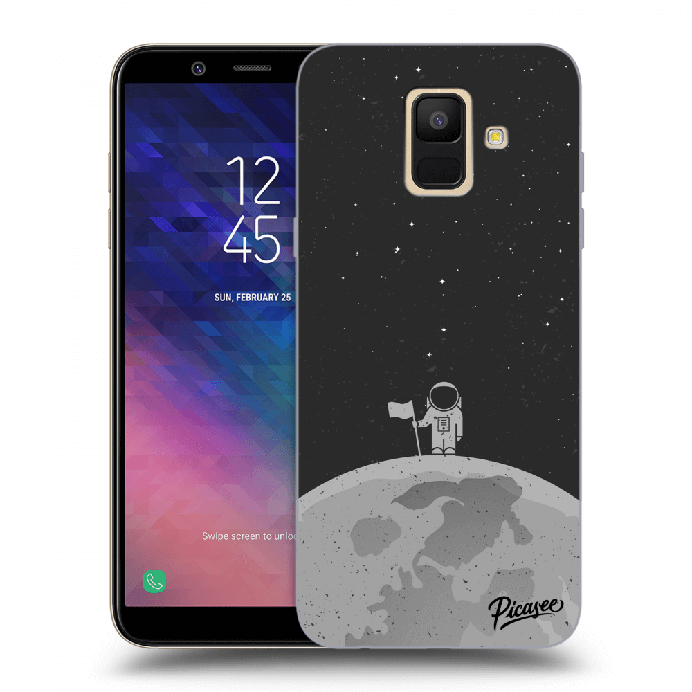 Picasee silikonski prozorni ovitek za Samsung Galaxy A6 A600F - Astronaut