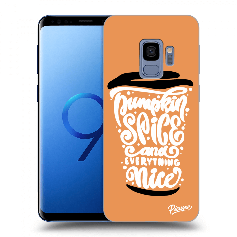 Picasee silikonski črni ovitek za Samsung Galaxy S9 G960F - Pumpkin coffee