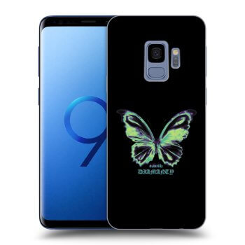 Picasee silikonski črni ovitek za Samsung Galaxy S9 G960F - Diamanty Blue
