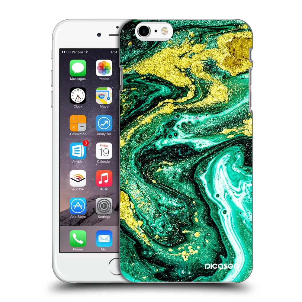 Picasee ULTIMATE CASE za Apple iPhone 6 Plus/6S Plus - Green Gold