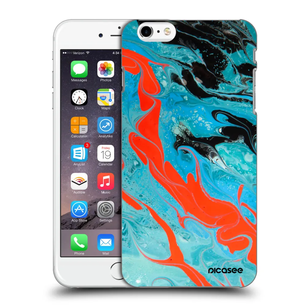 Picasee ULTIMATE CASE za Apple iPhone 6 Plus/6S Plus - Blue Magma