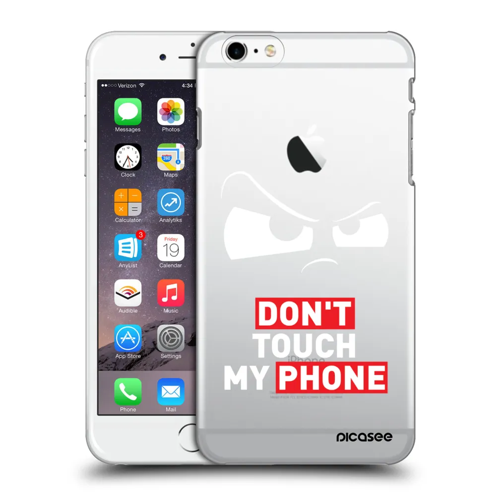 Picasee silikonski prozorni ovitek za Apple iPhone 6 Plus/6S Plus - Cloudy Eye - Transparent