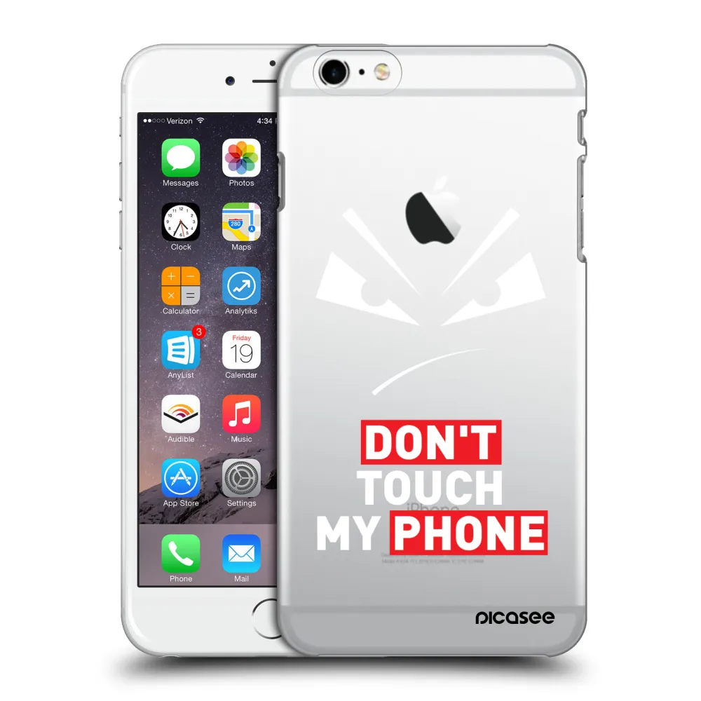 Picasee silikonski prozorni ovitek za Apple iPhone 6 Plus/6S Plus - Evil Eye - Transparent