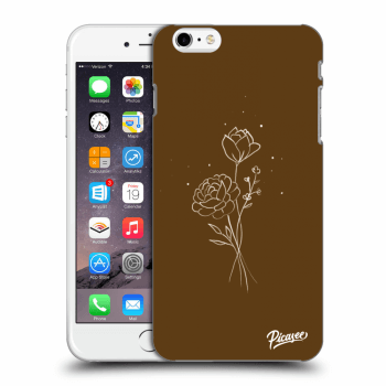 Ovitek za Apple iPhone 6 Plus/6S Plus - Brown flowers