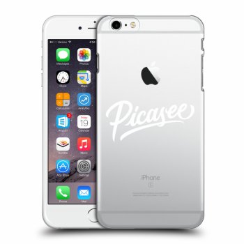 Picasee silikonski prozorni ovitek za Apple iPhone 6 Plus/6S Plus - Picasee - old logo - white