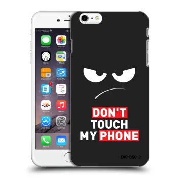 Picasee silikonski črni ovitek za Apple iPhone 6 Plus/6S Plus - Angry Eyes - Transparent