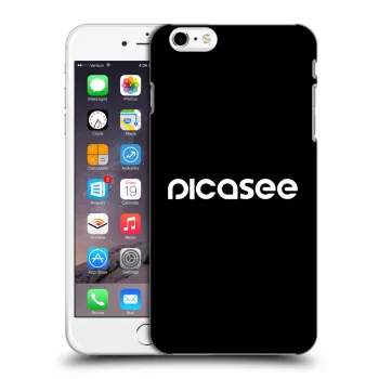 Picasee silikonski črni ovitek za Apple iPhone 6 Plus/6S Plus - Picasee - new logo - white