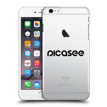 Picasee silikonski prozorni ovitek za Apple iPhone 6 Plus/6S Plus - Picasee - new logo - black