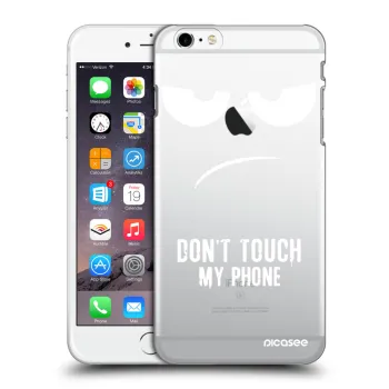 Picasee silikonski prozorni ovitek za Apple iPhone 6 Plus/6S Plus - Don't Touch My Phone