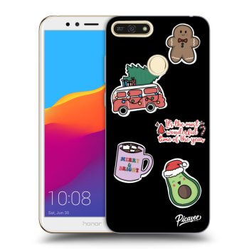 Ovitek za Honor 7A - Christmas Stickers