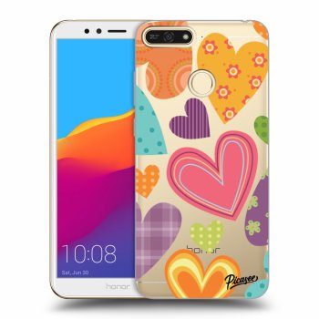 Ovitek za Honor 7A - Colored heart