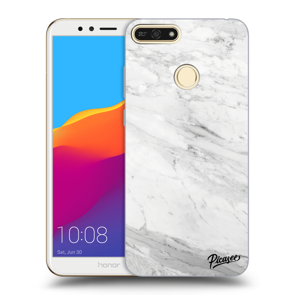 Picasee ULTIMATE CASE za Honor 7A - White marble