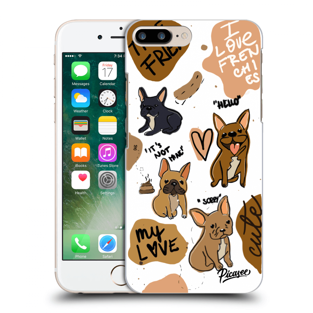 Picasee ULTIMATE CASE za Apple iPhone 7 Plus - Frenchies