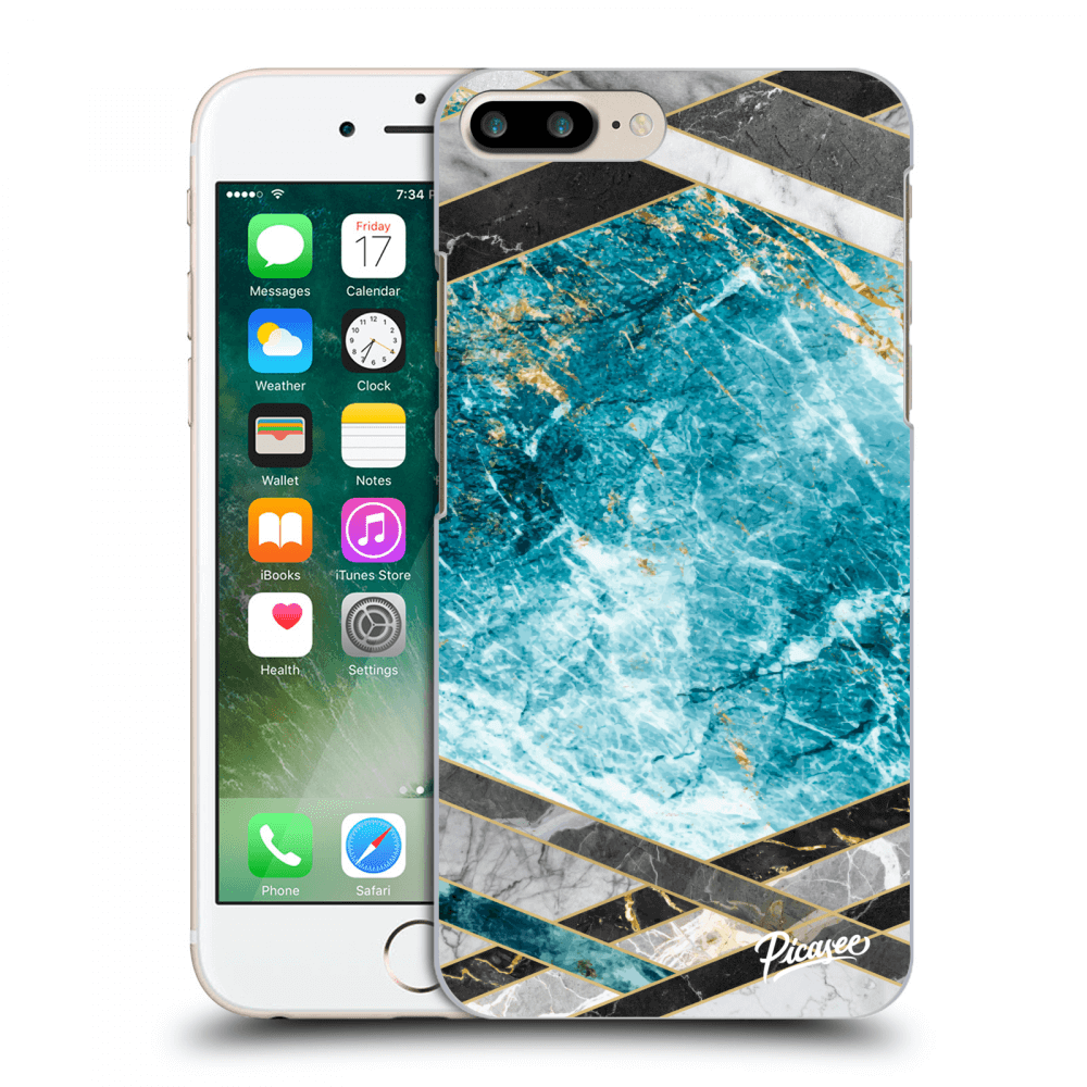 Picasee ULTIMATE CASE za Apple iPhone 7 Plus - Blue geometry