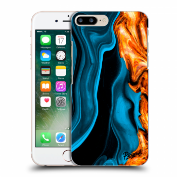 Picasee ULTIMATE CASE za Apple iPhone 7 Plus - Gold blue