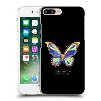 Picasee silikonski črni ovitek za Apple iPhone 7 Plus - Diamanty Black