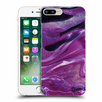 Ovitek za Apple iPhone 7 Plus - Purple glitter