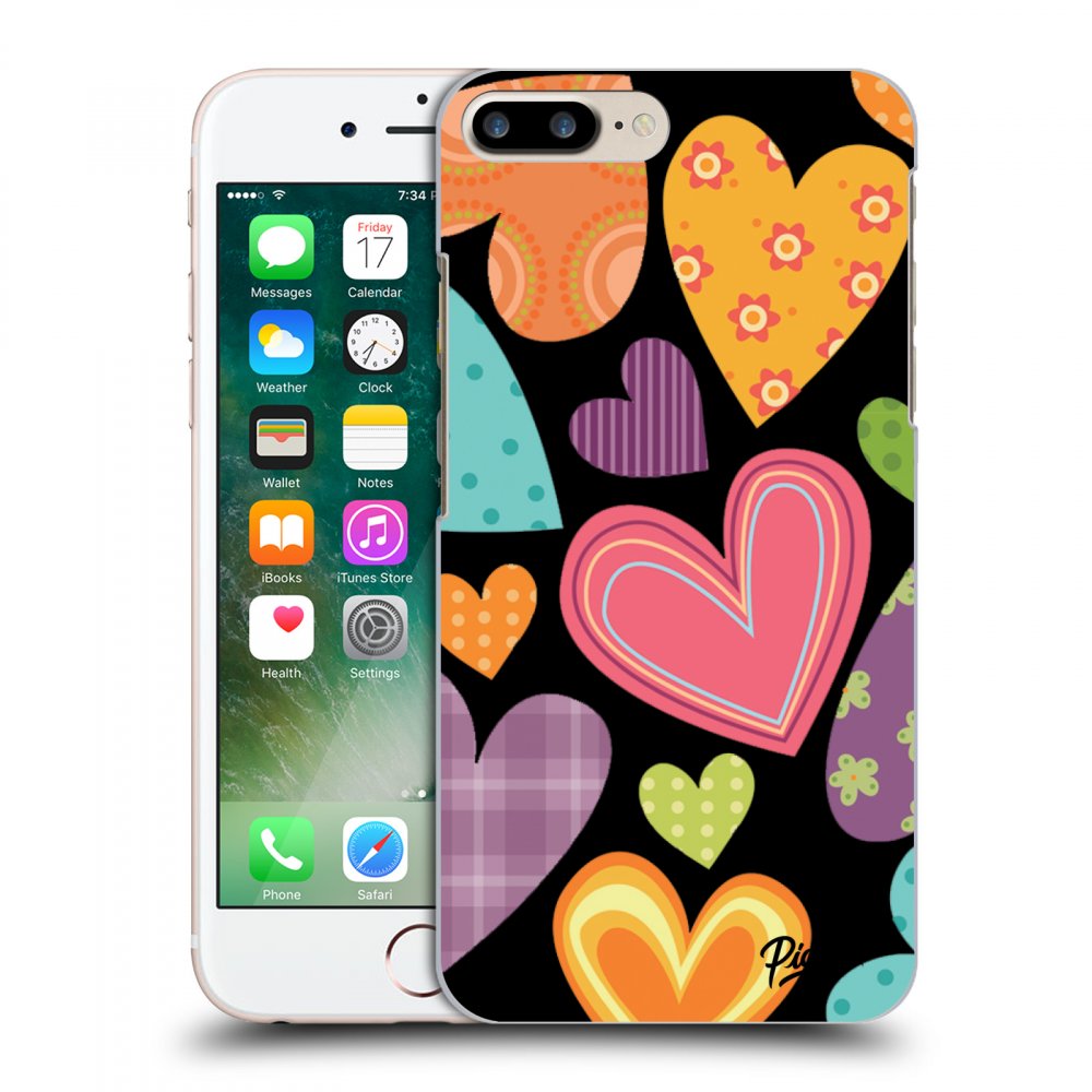 Picasee ULTIMATE CASE za Apple iPhone 7 Plus - Colored heart