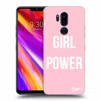 Picasee silikonski prozorni ovitek za LG G7 ThinQ - Girl power