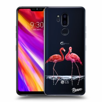 Ovitek za LG G7 ThinQ - Flamingos couple