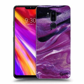 Ovitek za LG G7 ThinQ - Purple glitter