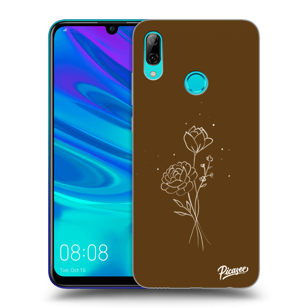 Picasee ULTIMATE CASE za Huawei P Smart 2019 - Brown flowers