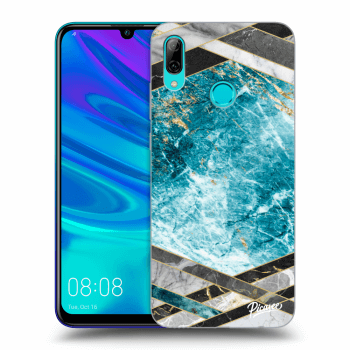 Ovitek za Huawei P Smart 2019 - Blue geometry