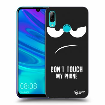 Picasee silikonski črni ovitek za Huawei P Smart 2019 - Don't Touch My Phone