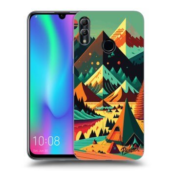 Picasee silikonski črni ovitek za Honor 10 Lite - Colorado