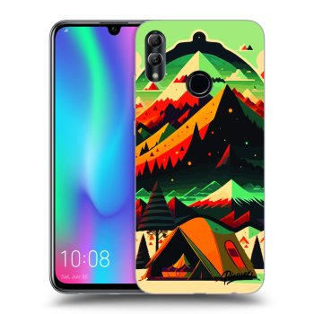 Picasee silikonski črni ovitek za Honor 10 Lite - Montreal