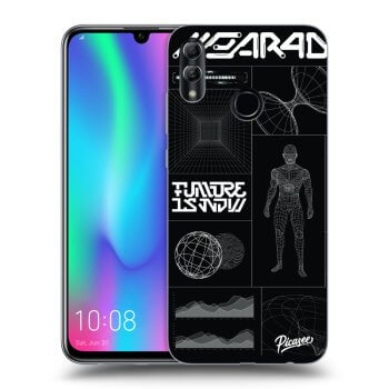 Picasee silikonski prozorni ovitek za Honor 10 Lite - BLACK BODY