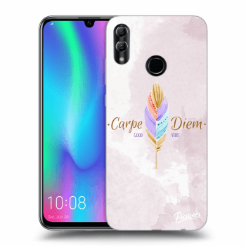 Picasee silikonski črni ovitek za Honor 10 Lite - Carpe Diem