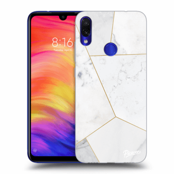 Ovitek za Xiaomi Redmi Note 7 - White tile