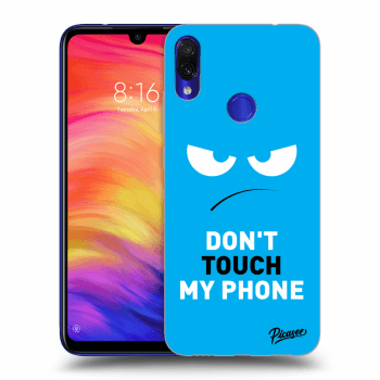 Ovitek za Xiaomi Redmi Note 7 - Angry Eyes - Blue