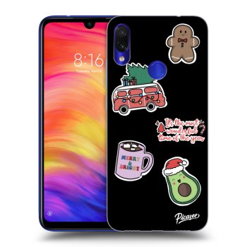 Ovitek za Xiaomi Redmi Note 7 - Christmas Stickers