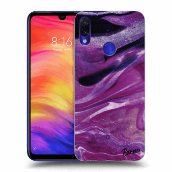 Ovitek za Xiaomi Redmi Note 7 - Purple glitter