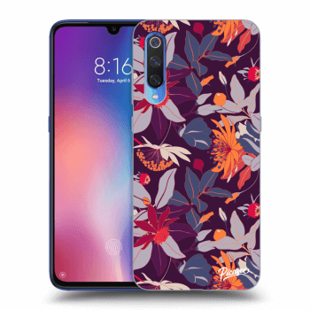Ovitek za Xiaomi Mi 9 - Purple Leaf
