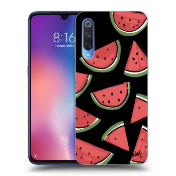 Picasee silikonski črni ovitek za Xiaomi Mi 9 - Melone