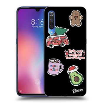 Ovitek za Xiaomi Mi 9 - Christmas Stickers