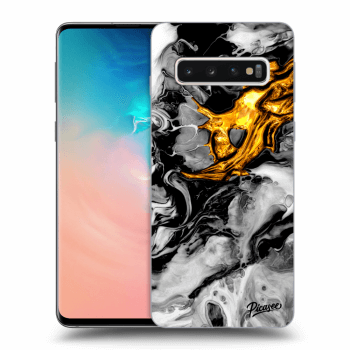 Ovitek za Samsung Galaxy S10 G973 - Black Gold 2