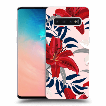 Picasee ULTIMATE CASE za Samsung Galaxy S10 G973 - Red Lily