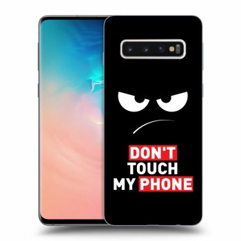 Ovitek za Samsung Galaxy S10 G973 - Angry Eyes - Transparent