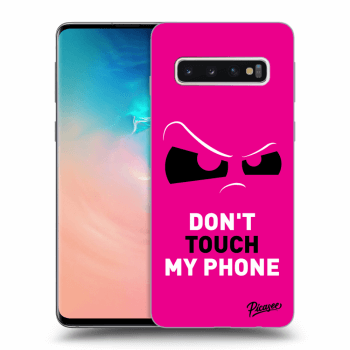 Ovitek za Samsung Galaxy S10 G973 - Cloudy Eye - Pink