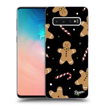 Picasee silikonski črni ovitek za Samsung Galaxy S10 G973 - Gingerbread