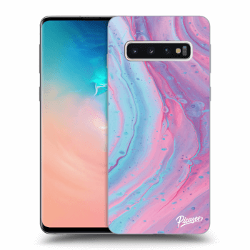 Ovitek za Samsung Galaxy S10 G973 - Pink liquid