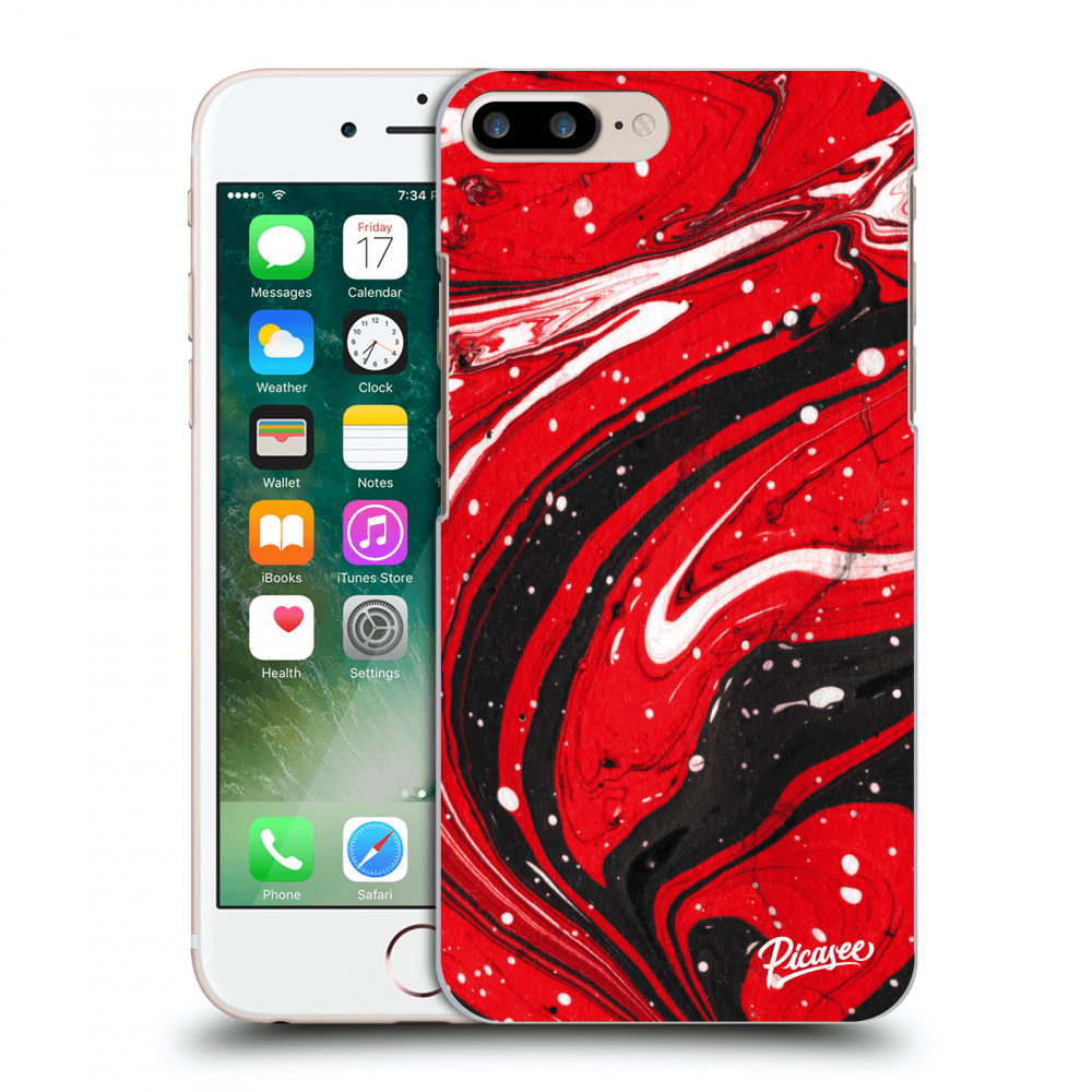 Picasee ULTIMATE CASE za Apple iPhone 8 Plus - Red black